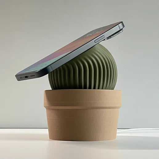 Cactus Wireless Charger Stand