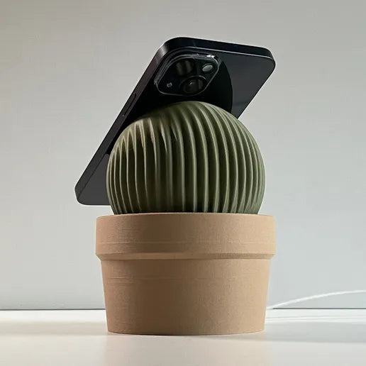 Cactus Wireless Charger Stand